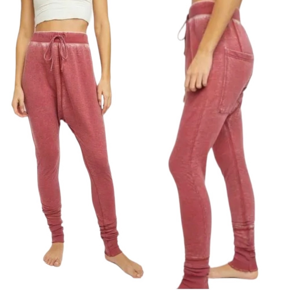 NWT Free People All Day Harem Joggers In Winding Roads
